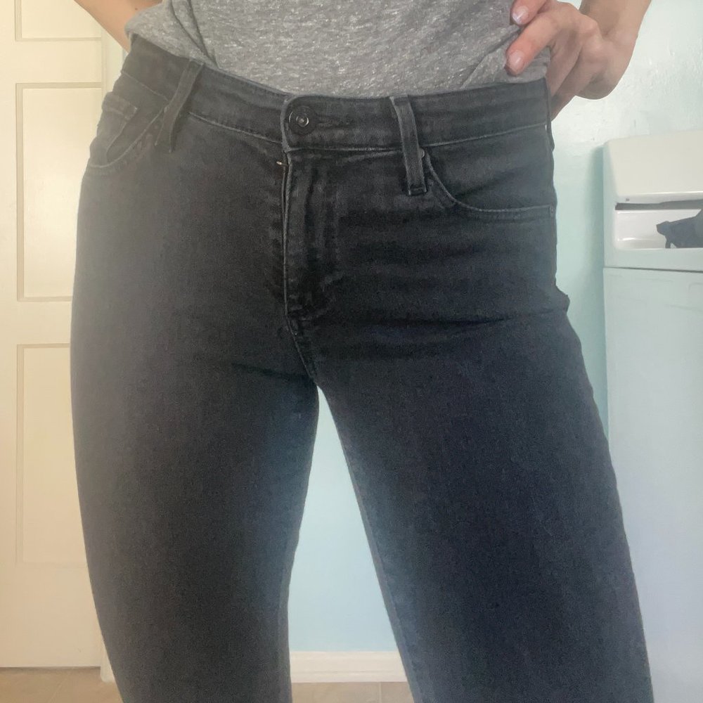 AG Super Skinny Ankle Black Jean
